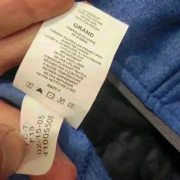 Free Country Men's Blue Size Large Soft Shell Hooded Jacket - Picture 8 of 9